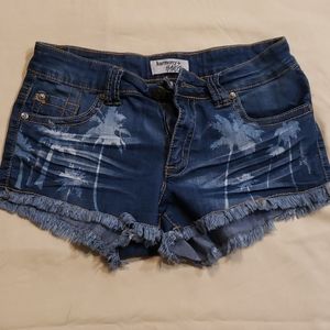 harmony + HAVOC Denim Shorts Palm Trees